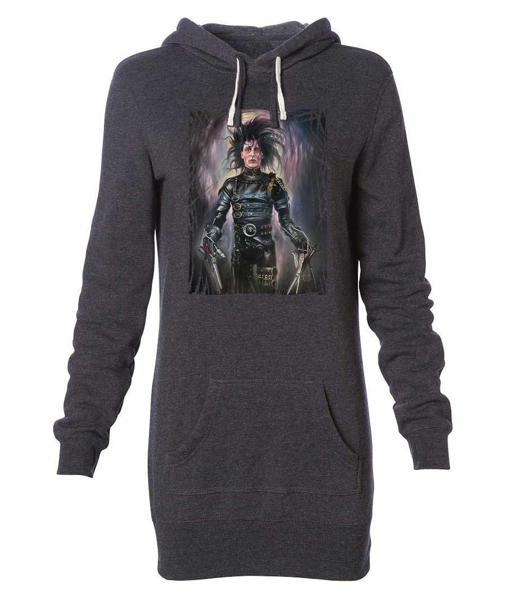 Scissorhands_Charcoal_Heather_Pullover_Dress_PRM65DRS